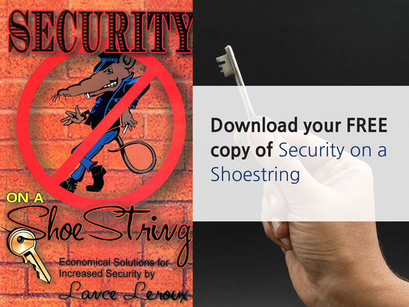 Download a free copy of Security on a shoestring from Lance the Locksmith